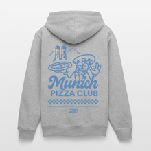 Lade das Bild in den Galerie-Viewer, Munich Pizza Club Hoodie BLUE - Grau meliert

