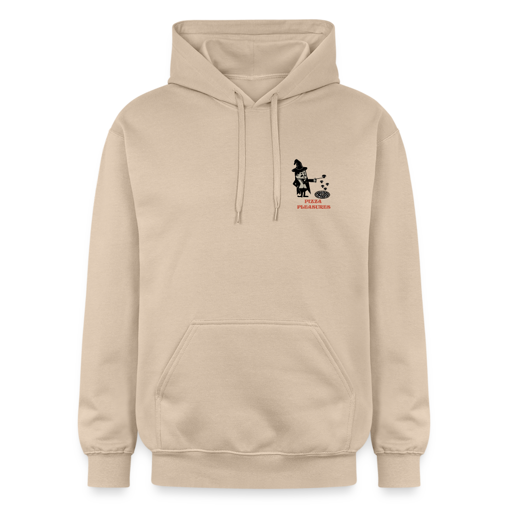 Hoodie Pizza Pleasures - Sand