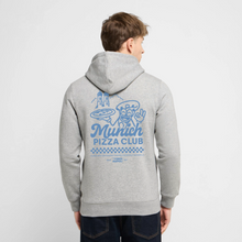 Lade das Bild in den Galerie-Viewer, Munich Pizza Club Hoodie BLUE - Grau meliert
