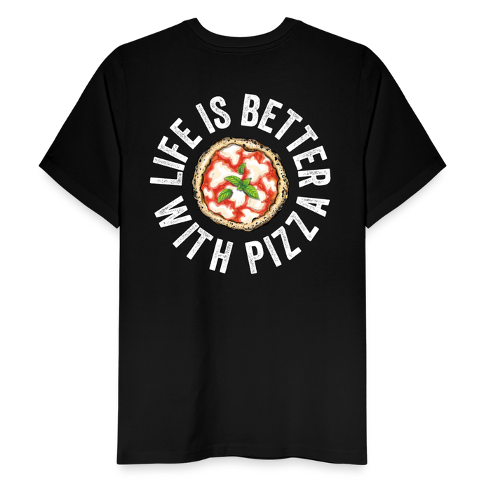 BETTER PIZZA SHIRT - Schwarz